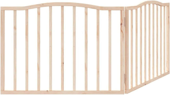 vidaXL Hundetor 3-TLG., Hundegitter Faltbar Pflegeleicht, Schutzgitter für Wohnzimmer Küche Treppe,
