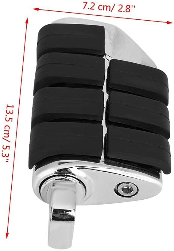 Fussstütze für Motorrad Pair 1 Paar Motorrad Fussrasten Foot Pedale Gumm Löwenpfotenfussbecher für M