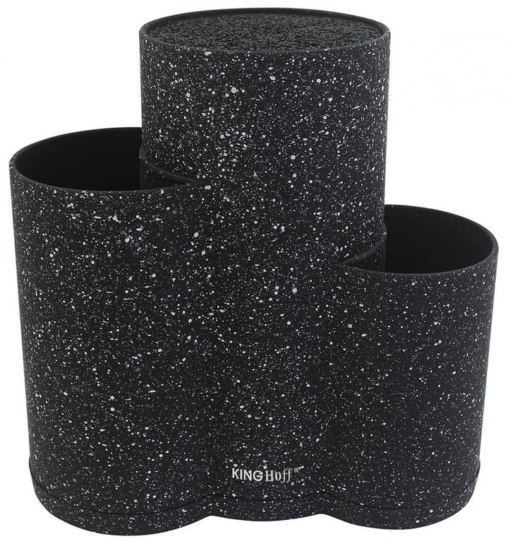 3 in 1 Universeller Messerständer KINGHOFF (Schwarz), Schwarz