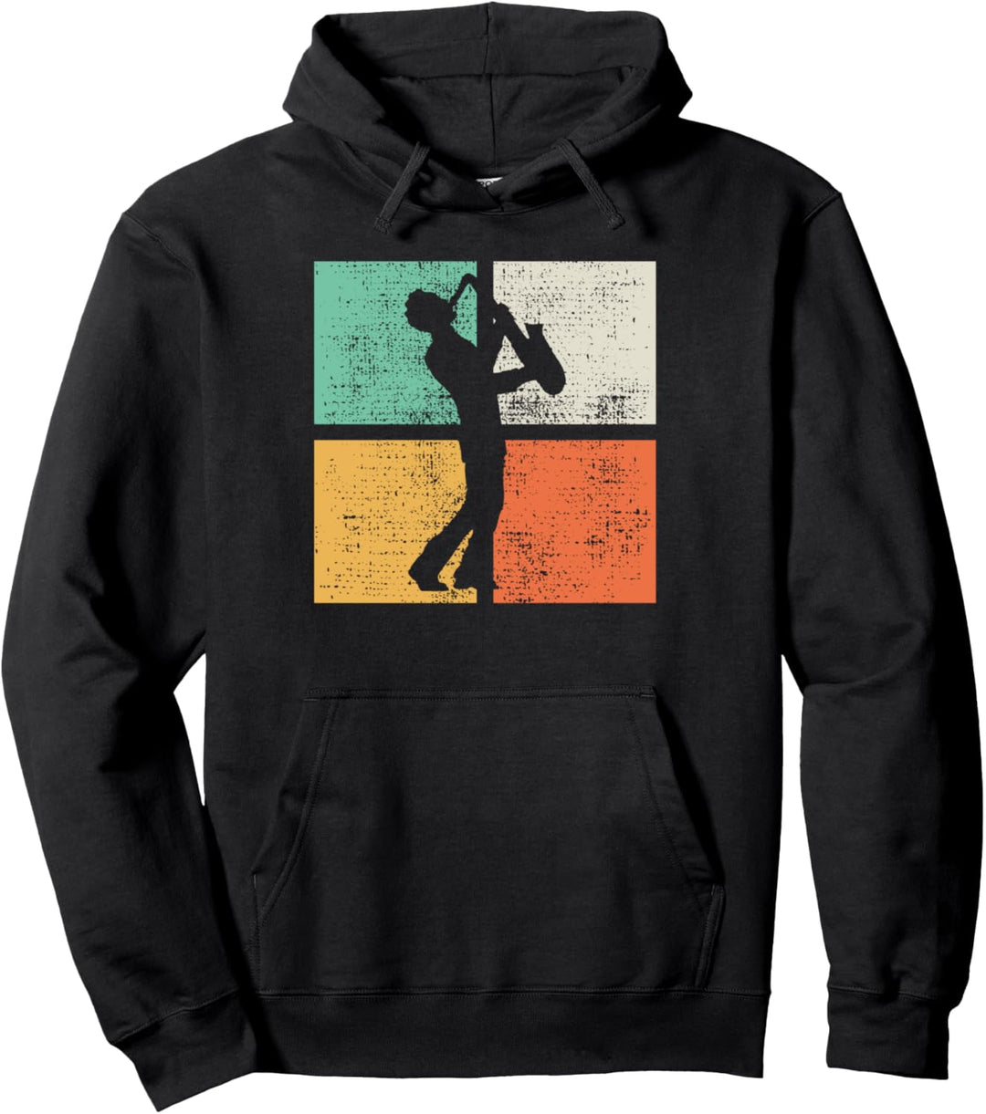 Saxofon Saxophone Pullover Hoodie