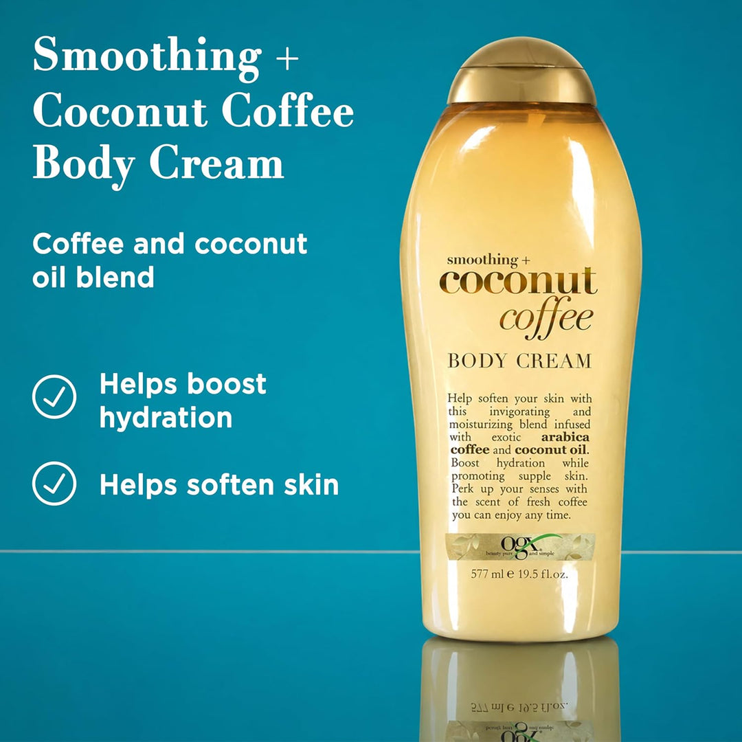 Ogx Body Cream Coconut Coffee, Cream
