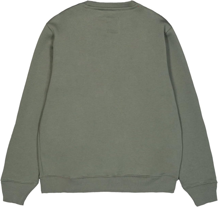 Alpha Industries Herren Basic Sweater Sweatshirt für Herren Sweatshirt (1er Pack) L Dunkles Olivgrün