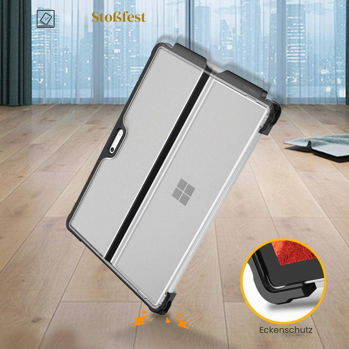 Fintie Hülle für Microsoft Surface Pro 7+ / 7/6 / 5 /Pro LTE, Stossfeste Robuste Hartschalen Schutzh