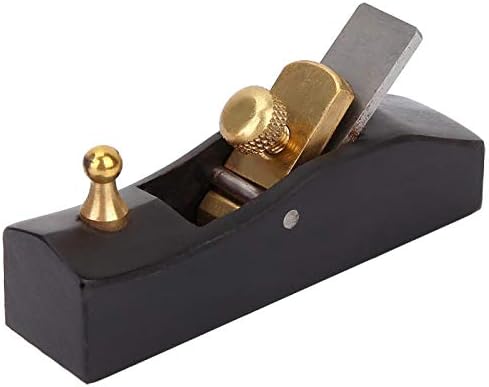 Fasenhobel Holz, Holzhobel mit Griffen aus Ebenholz für Verarbeitung von Holz Hand Plane 80mm, 80mm