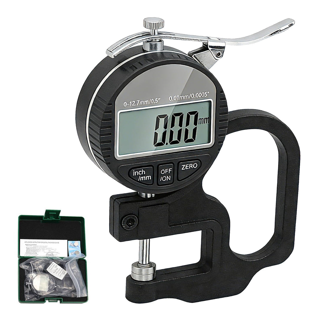 Digitales Dickenmessgerät 0-12,7 Mm Messbereich, Tragbarer Digitaler Dickenmessstreifen, Genauigkeit