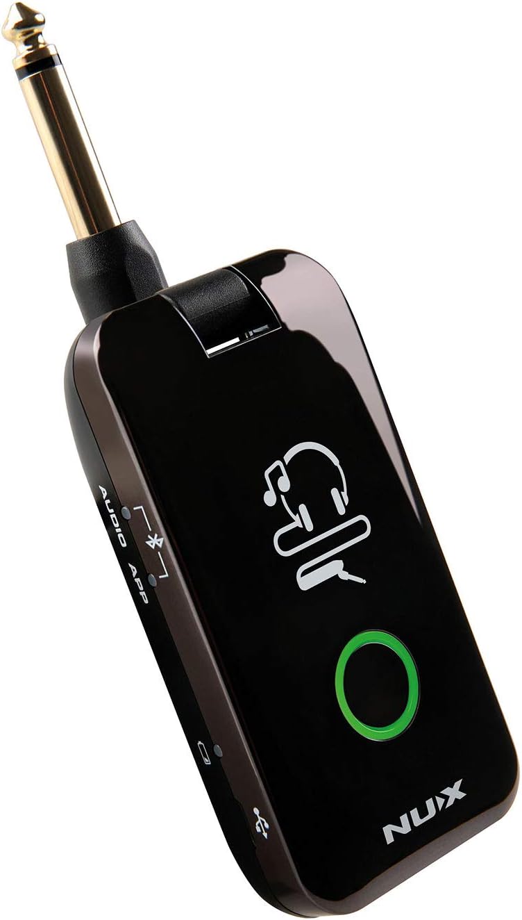 Nux Mighty Plug Silent-Play-Gerät für Gitarristen und Bassisten (mit verschiedenen Effekten, Modelin