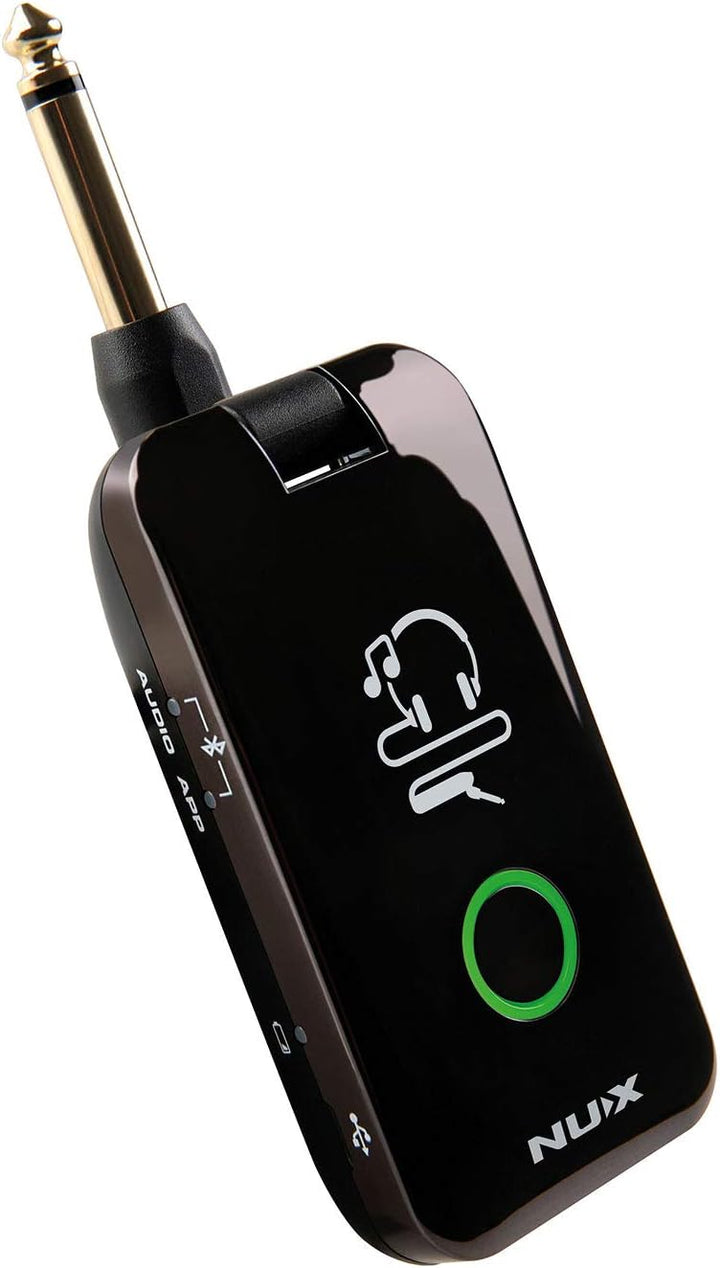 Nux Mighty Plug Silent-Play-Gerät für Gitarristen und Bassisten (mit verschiedenen Effekten, Modelin
