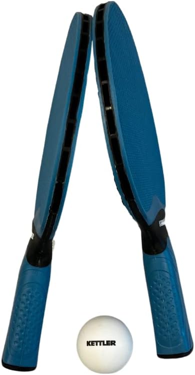 KETTLER Outdoor Tischtennisschläger Set I 2 wetterfeste Schläger I Inklusive 6 Bälle