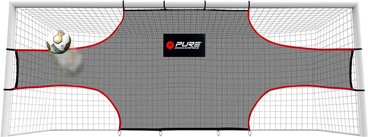 Pure2Improve Fussball Torwand, Target Goalshot, Fussballtor 732 cm x 244 cm, Inklusive Tragetasche,