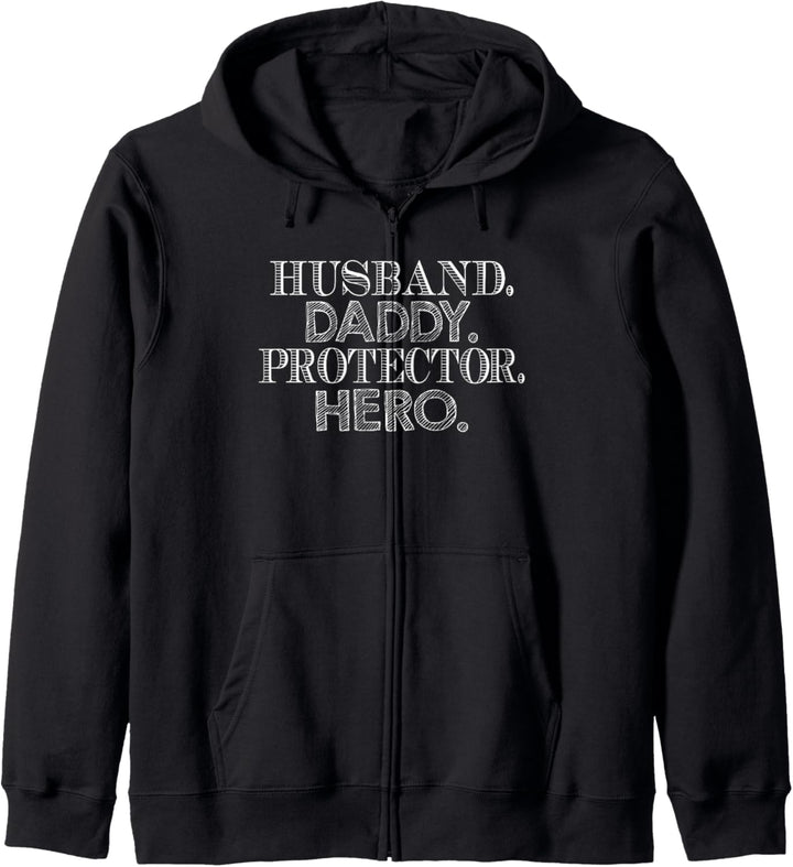 Husband Daddy Protector Hero - Father's Day Dad Kapuzenjacke