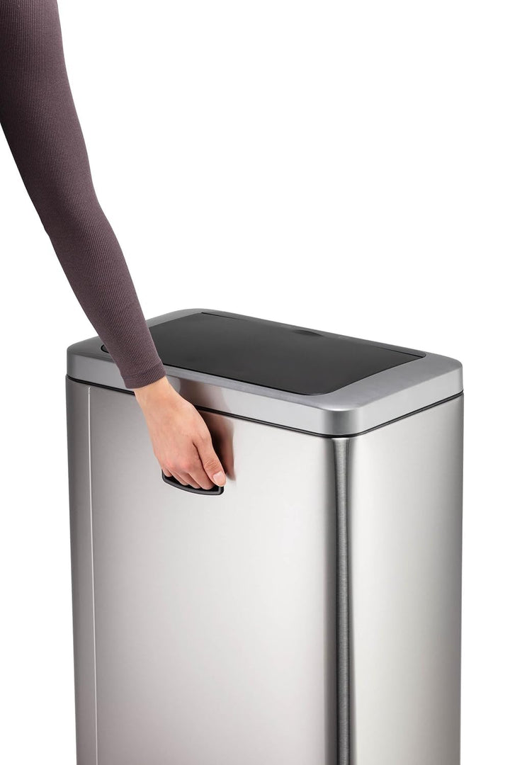 Durable Sensor Mülleimer NO TOUCH DUO 2x20L, Mülltrennsystem mit zwei herausnehmbaren Inneneimern, s