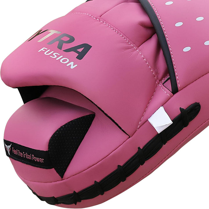 Mytra Fusion Box pratzen - Punch pad MMA Muay Thai handpratzen für Box- und Kampfsporttraining Pink,