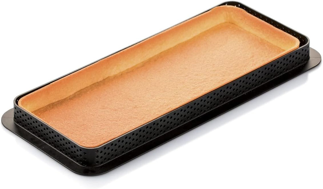 Silkomart 23.109.13.0065 TARTE Bamboo,kit Composed by Silicone Mould thermoplastic Ring, Black and L