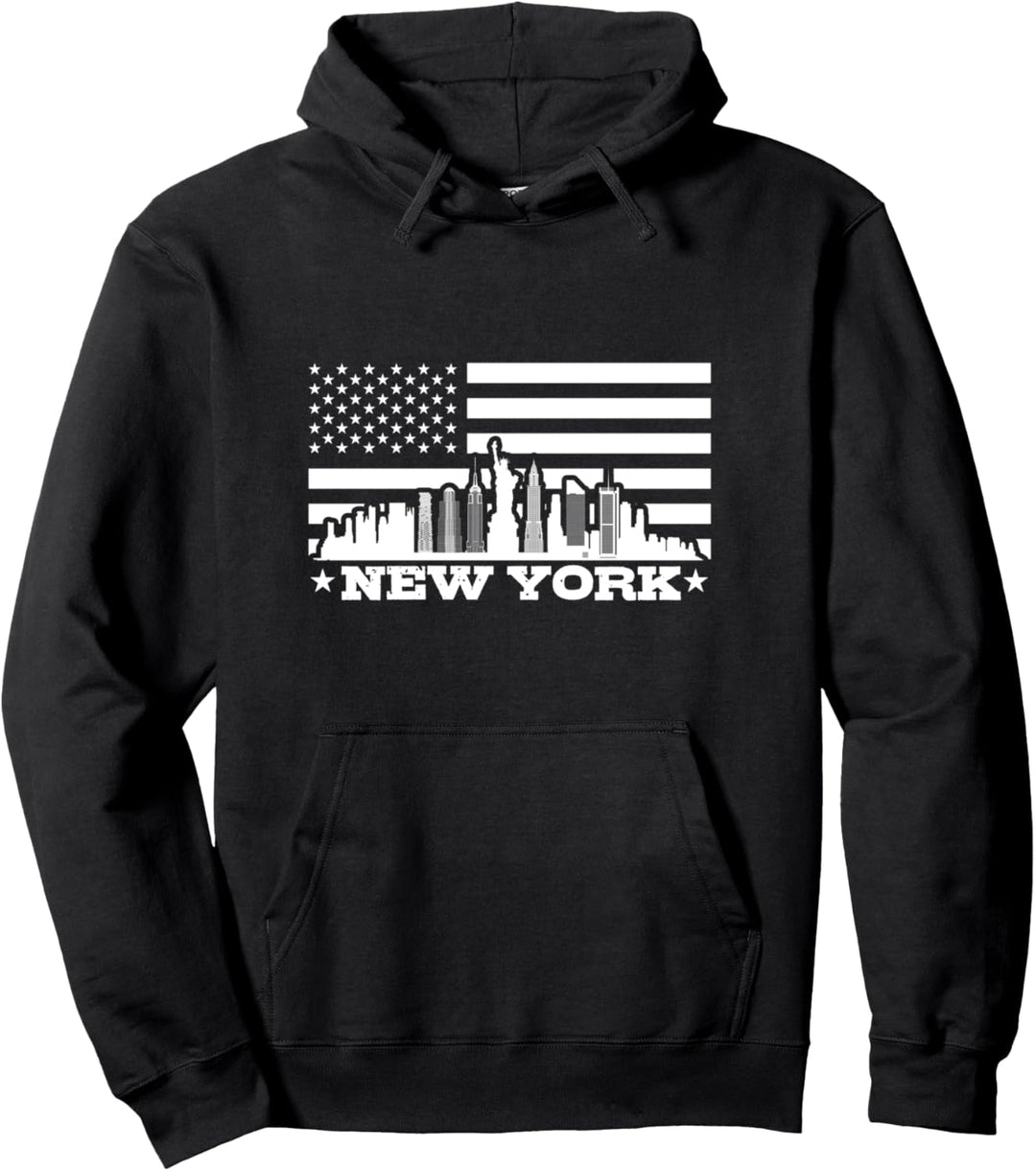 Die Skyline von New York Pullover Hoodie