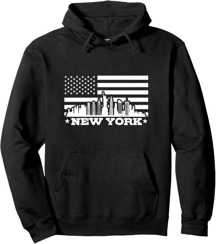Die Skyline von New York Pullover Hoodie