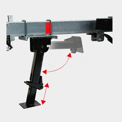 RV-Stabilisator-Wagenheber, 1000 Lbs Tragfähigkeit, Teleskopierbares RV-Camper-Zubehör, Abklappbare