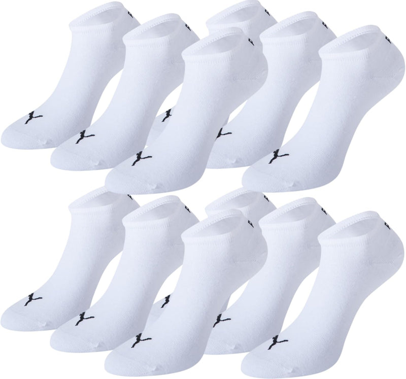 PUMA Socks Damen-Sneaker-Socken 3er-Pack 43-46 300 - White, 43-46 300 - White