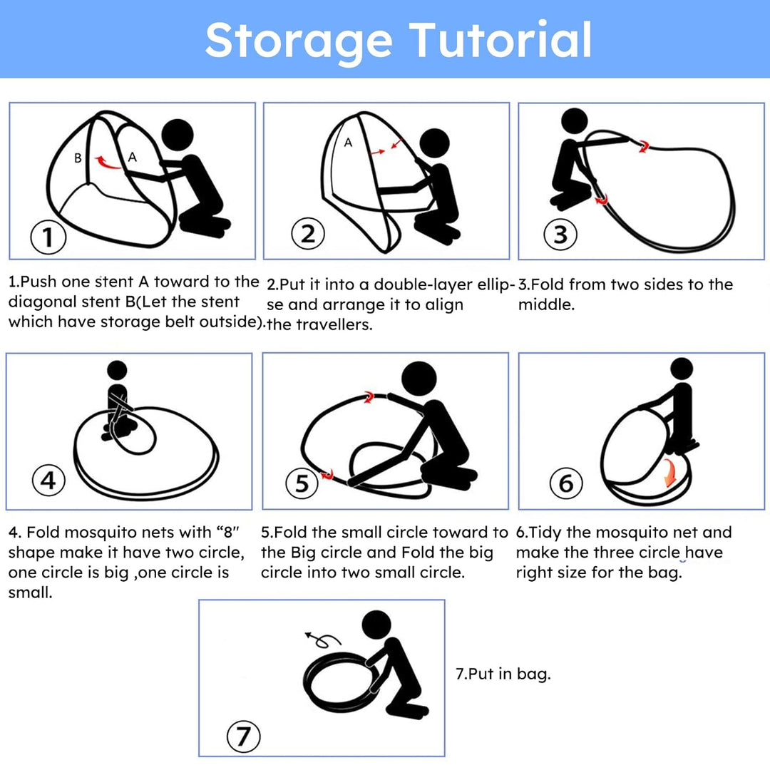 MRWiZMS Moskitonetz Bett, Pop Up, Faltbar, Einfache Installation, Moskito-Campingzelt für Schlafzimm