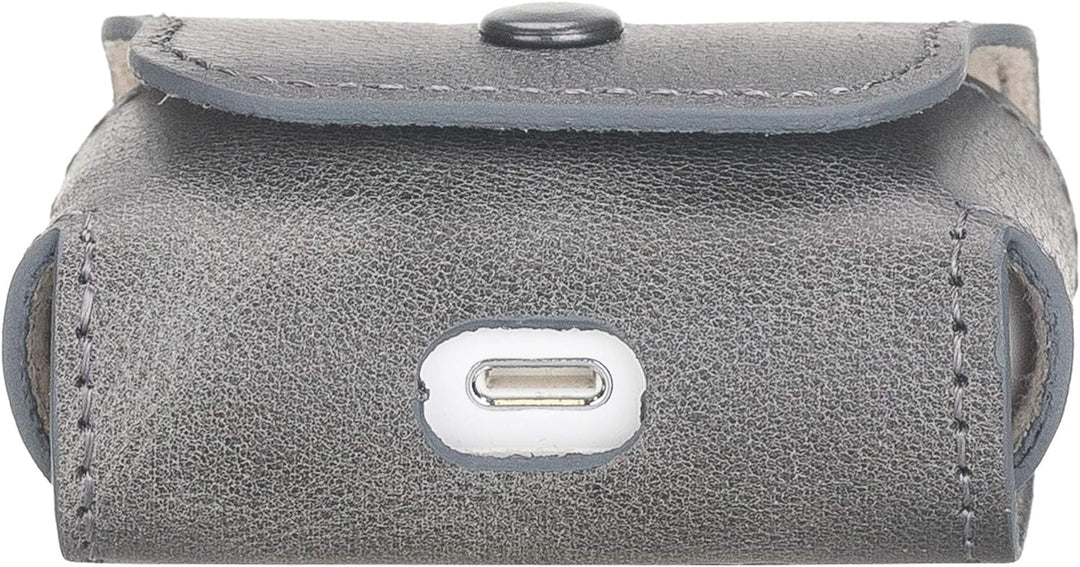 Solo Pelle Ledercase für AirPods Pro – komplett umhüllendes, handgefertigtes Case aus echtem Leder k