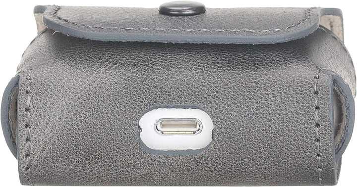 Solo Pelle Ledercase für AirPods Pro – komplett umhüllendes, handgefertigtes Case aus echtem Leder k