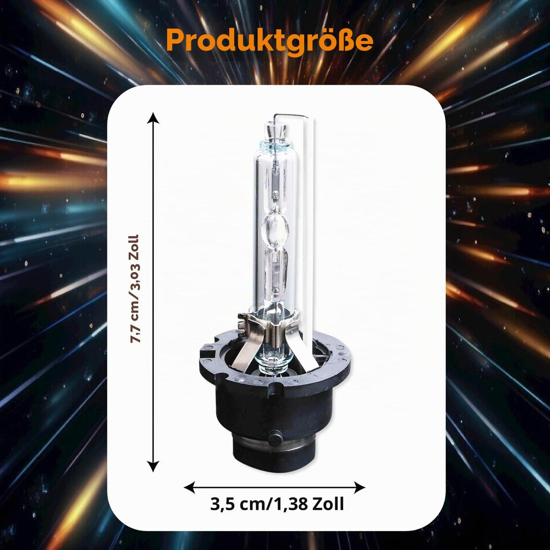 2 Pack D2S Xenon Brenner 6000K Weiss Leicht Bläulich Hervorragende Helligkeit &amp; Sicht Einfacher Einb
