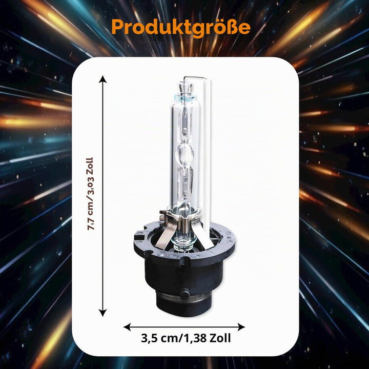 2 Pack D2S Xenon Brenner 6000K Weiss Leicht Bläulich Hervorragende Helligkeit &amp; Sicht Einfacher Einb