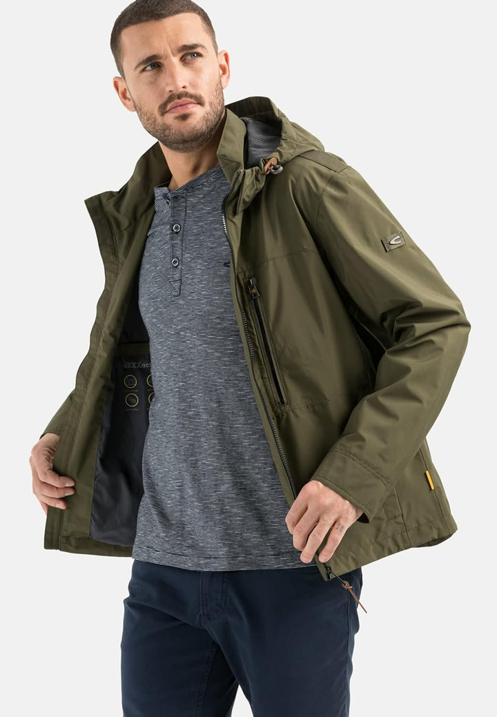 camel active Herren 420774/7E75 Jacke 28 Olive Brown, 28 Olive Brown