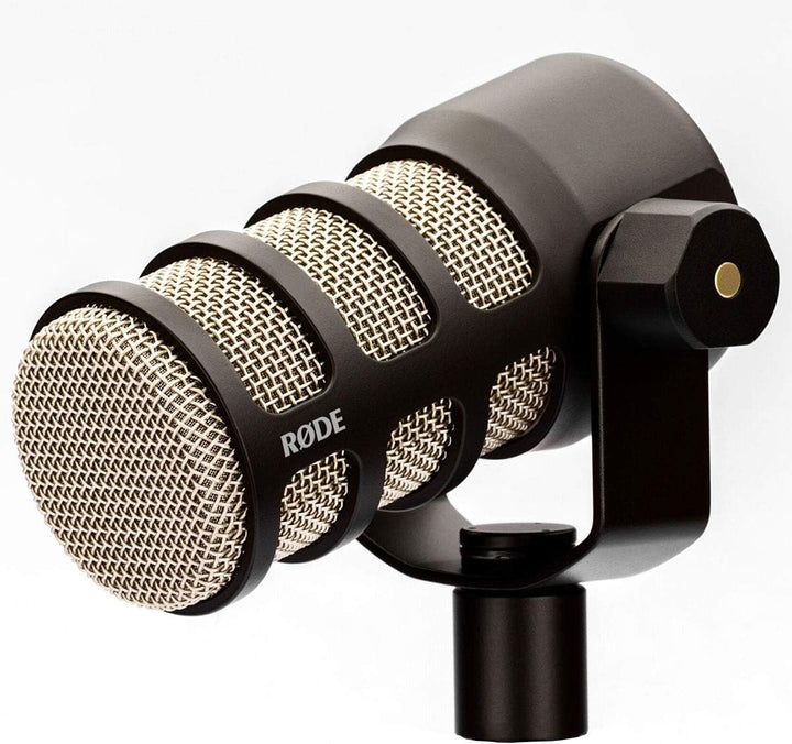 Rode Podmic professionelles Podcast-Mikrofon + keepdrum MS138 Mikrofonarm Tisch-Stativ PodMic Schwar