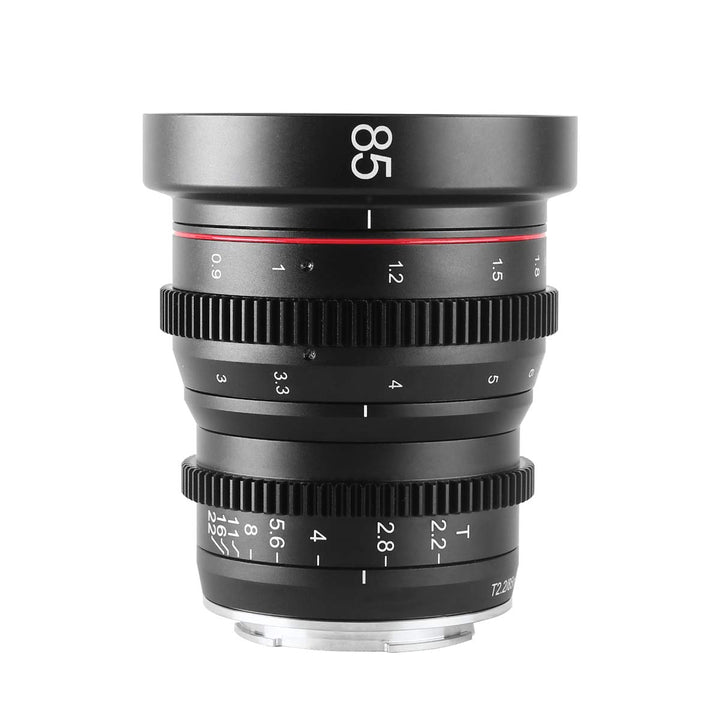 Meike 85mm T2.2 Mini Fixed Prime Manueller Fokus Weitwinkel-Kinoobjektiv für M43 Micro Four Thirds M
