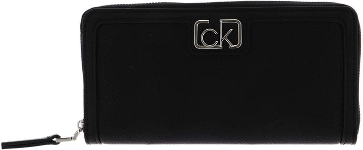 Calvin Klein Zip Around Wallet CK Black