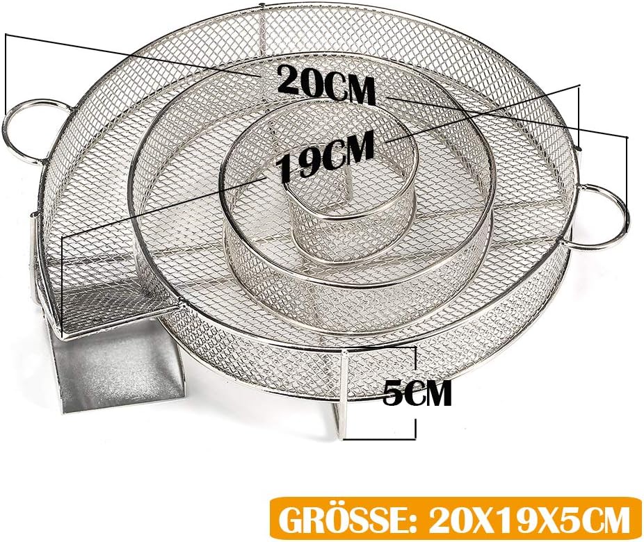 SUNLIFER Kaltrauchgenerator, räucherofen edelstahl für heisses und kaltes Rauchen, perfekt für alle