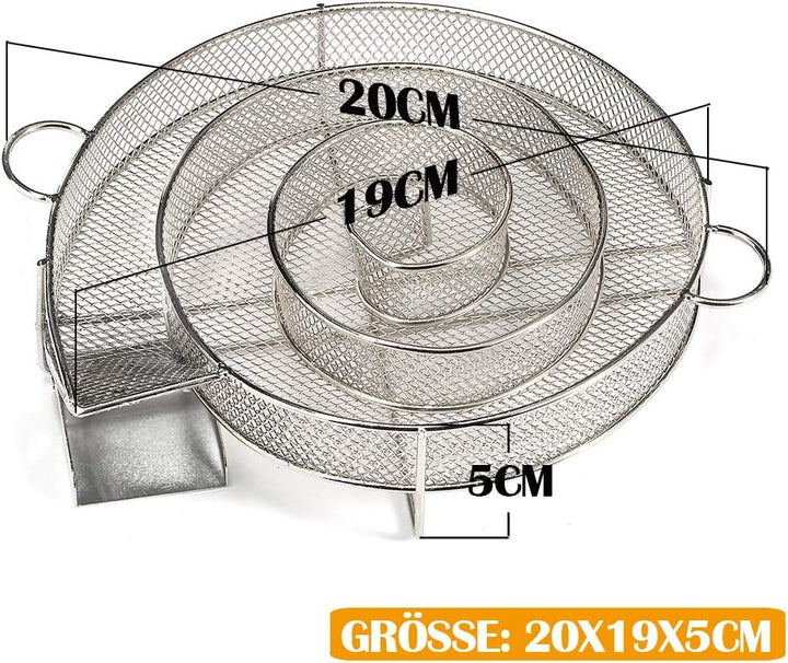 SUNLIFER Kaltrauchgenerator, räucherofen edelstahl für heisses und kaltes Rauchen, perfekt für alle