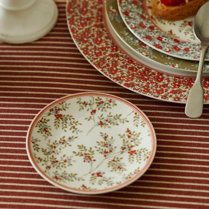 Laura Ashley Stockbridge Collectables Geschenkset 4 Petit Fours 12 cm Porzellan