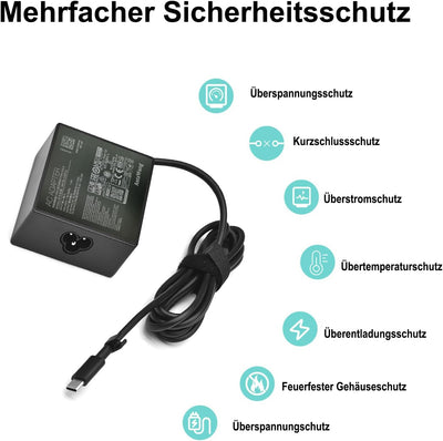 NEUES 100W USB C Laptop Ladegerät mit PD Schnellladegerät für Asus Rog Flow X13 Z13 gv301 gz301 P/N: