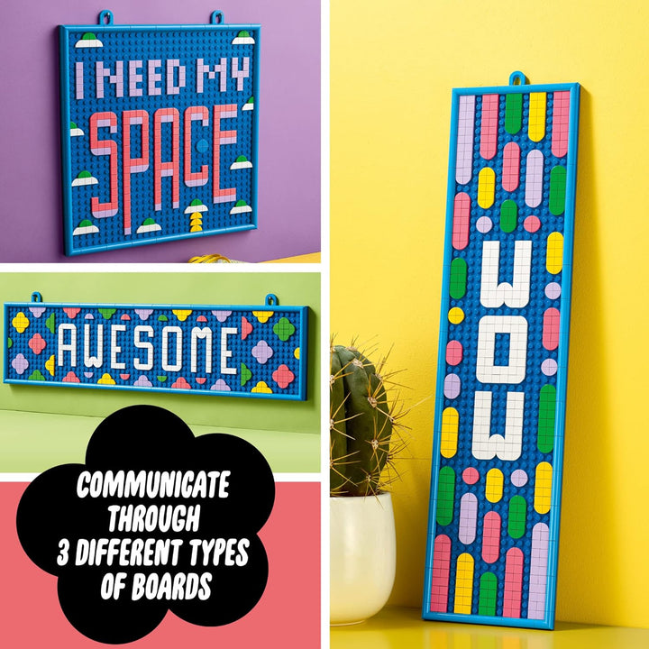 LEGO DOTS Big Message Board 41952 DIY Craft Decoration Kit; A Customizable Canvas Designed for Kids