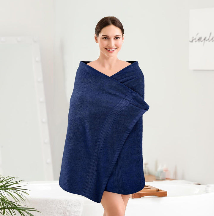 Utopia Towels - 4er-Pack Badetücher Set Premium 100% ringgesponnene Baumwolle 69 x 137 cm Handtücher