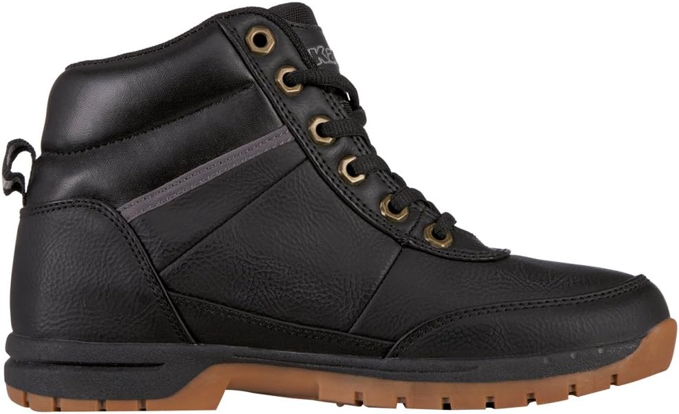 Kappa Unisex Kinder Bright Mid Hohe Sneakers 36 EU Schwarz 1111 Black, 36 EU Schwarz 1111 Black