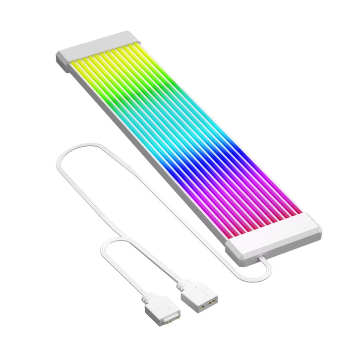 TZMRIT PC Kabel Rgb,ARGB PSU Kabelabdeckungs Kabelverlängerung, RGB Stromverlängerungskabelabdeckung