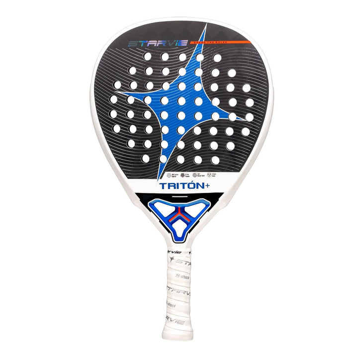Starvie Triton Power + Padelschläger vollflächig weiss 394g