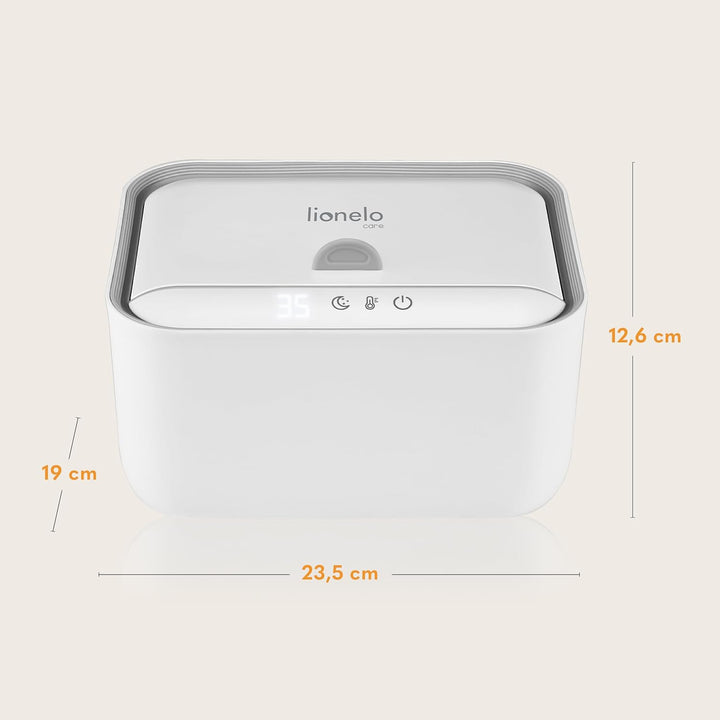 Lionelo BABYBLISS 20W Wärmegerät für Feuchttücher und kleine Handtücher 20 W für Babys, eingebautes