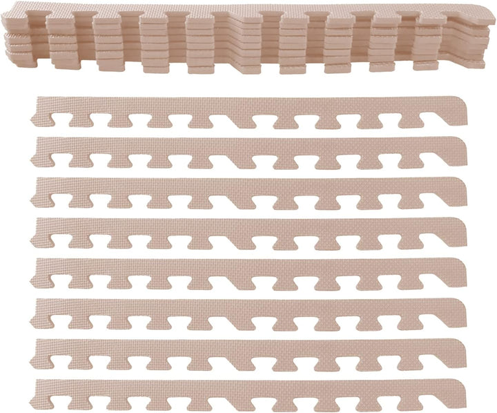 Sporttrend 24® 4 Schutzmatten + 8 Randstücke Set 60x60x1cm | 1,44qm | Bodenschutzmatte Unterlegmatte