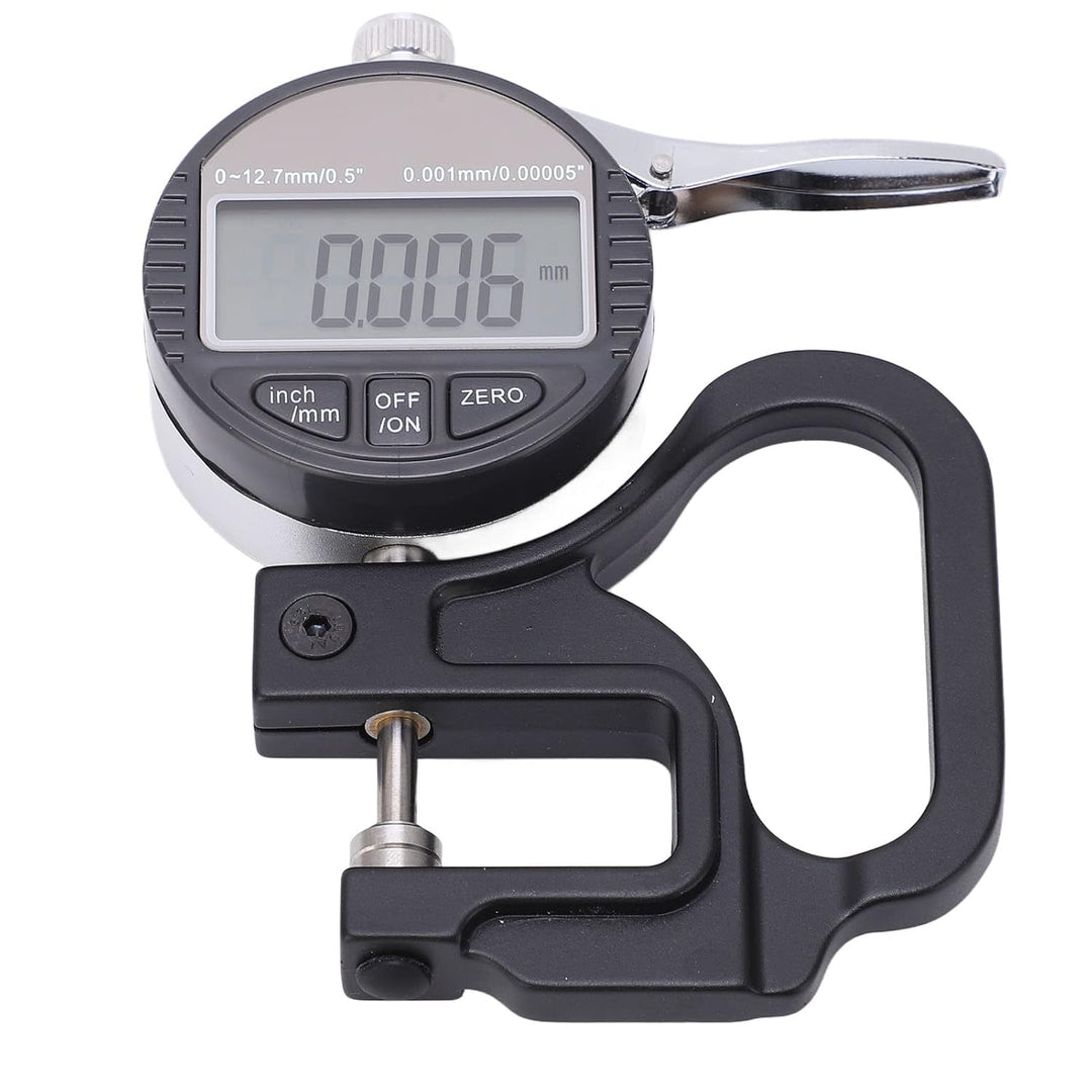 Tyenaza Digitales Dickenmessgerät, 0,001 mm/0,00005 "- 12,7 mm/0,5" Elektronisches Mikrometer-Dicken