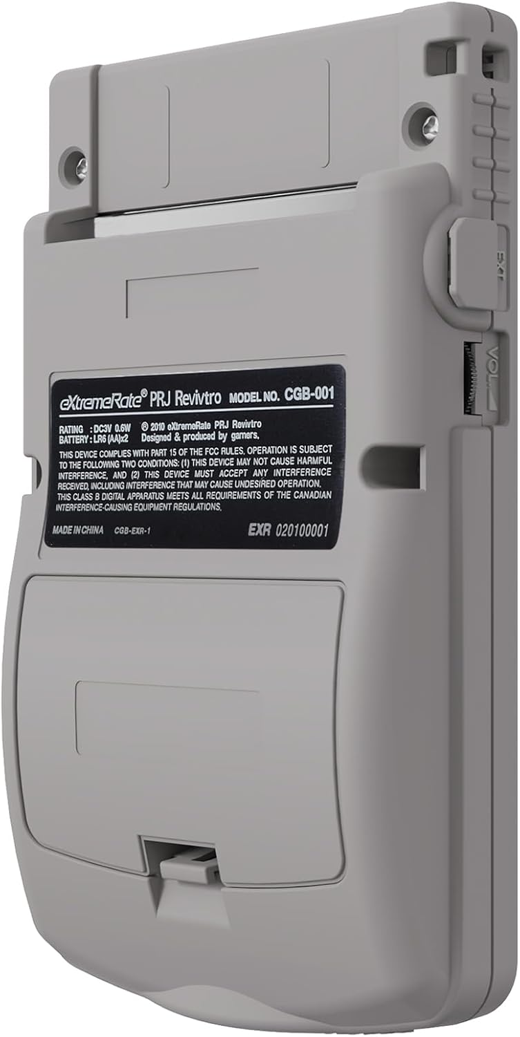 eXtremeRate IPS Ready Upgraded Case&Tasten für Gameboy Color, DIY-Ersatz Full Hülle Gehäuse für gbc