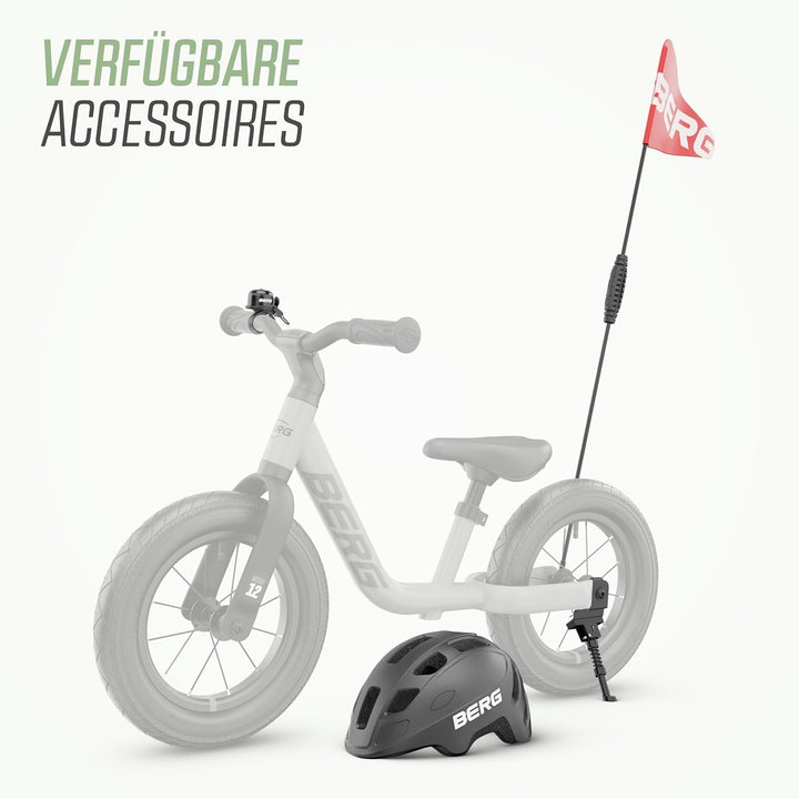 BERG MOOV 12 Laufrad | ab 2,5 Jahre | 12 Zoll | Lauflernrad bis 30 kg mit Luftreifen | Lenkrad und S