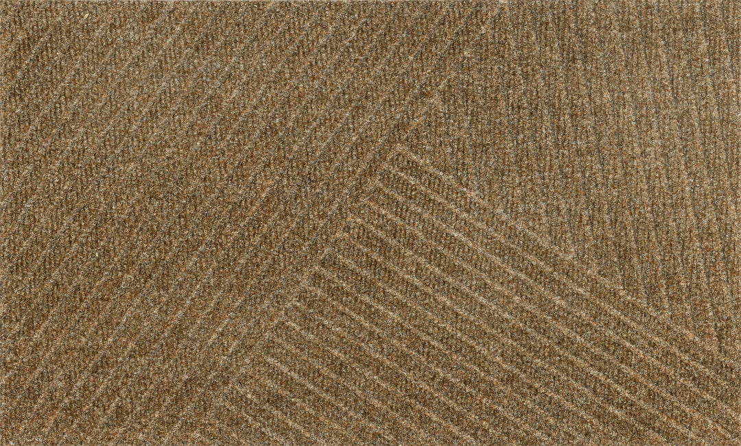 DUNE Stripes Taupe 45x75cm, innen und aussen, waschbar