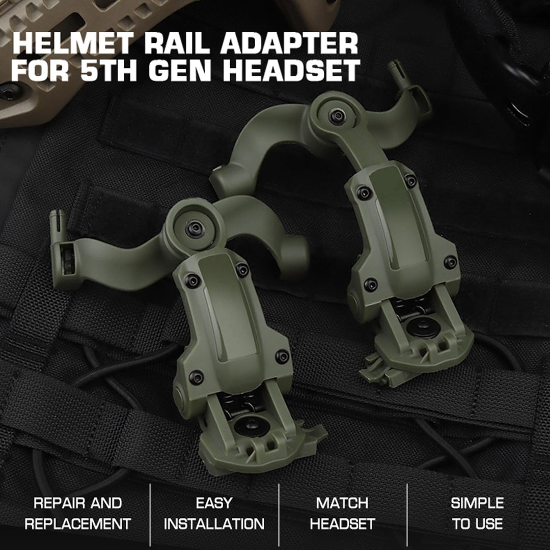 Schneller Helm ARC Schienenadapter Taktische Abholung Headset Aufhängung Kopfhörer Halterung Multi-W