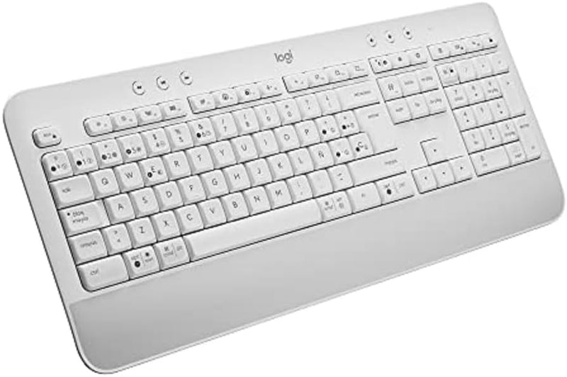 Logitech Signature K650 Comfort kabellose Tastatur mit Handballenauflage, BLE Bluetooth/Logi Bolt US