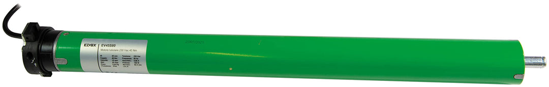Vimar EV45S80 Rohrmotor 230V~, Hubkraft 80kg, achteckige Adapter 60mm, komplett mit Befestigungsklam