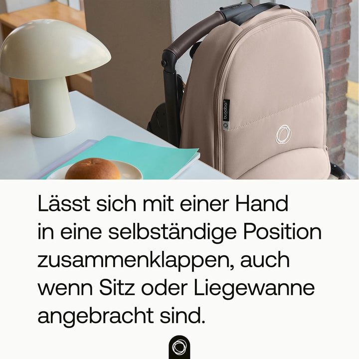 Bugaboo Dragonfly Liegewanne mit Lüftungsfenstern, einhändig faltbar in jeder Position, kompatibel m