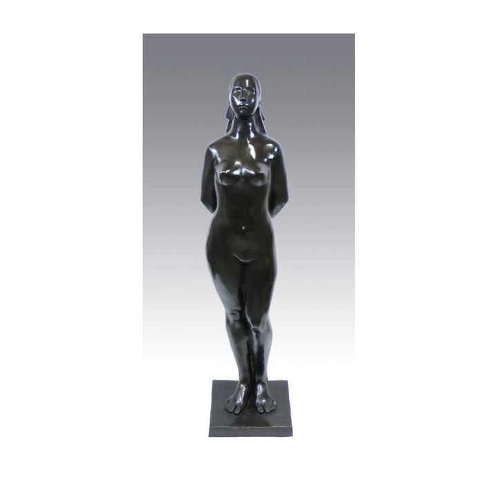 Grosse Moderne Bronzefigur - Stehender Frauenakt - Gaston Lachaise Skulptur - Moderne Kunst Figur -